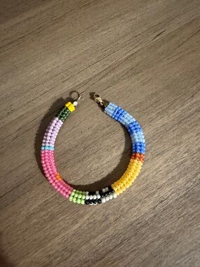 Kisiwa Cuerda Bracelet Multicolor Beaded Artisan Crafted